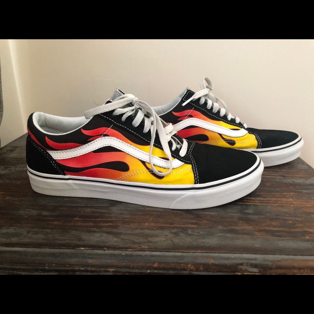 Old Skool Flame Vans